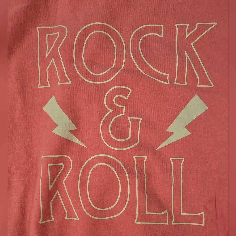 Rock & Roll Hot Pink Sweatshirt Size Large - Picture 6 of 6